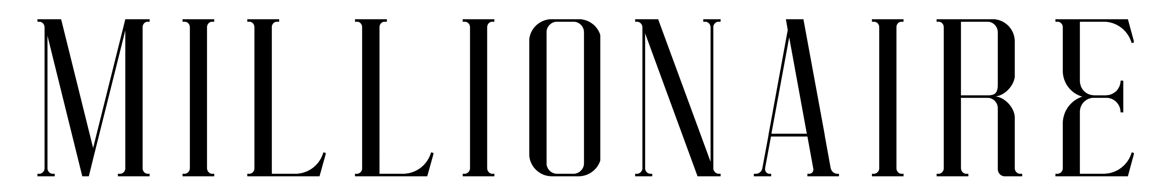 MILLIONAIRE logo